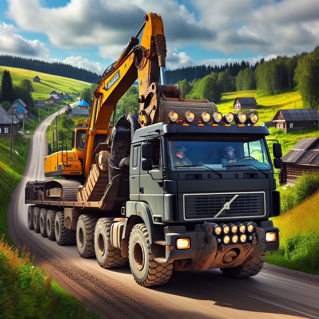 География работы: доставка спецтехники по всей Ленобласти