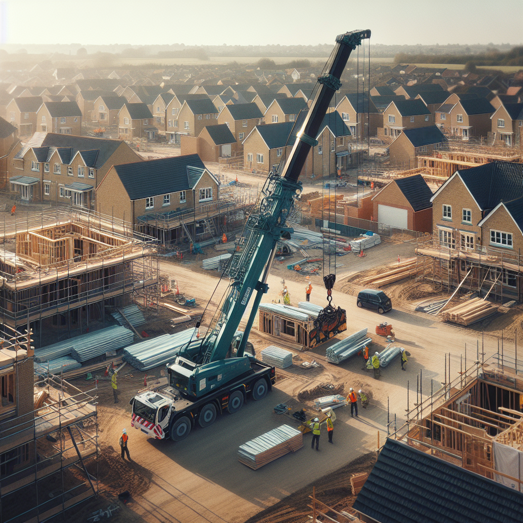 Аренда автокрана для частного строительства дома