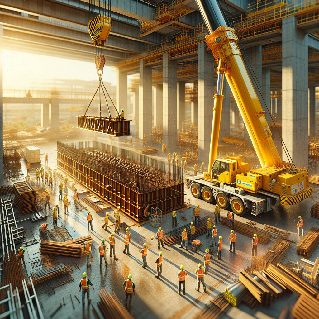 Монтаж металлоконструкций с помощью автокрана: что важно знать