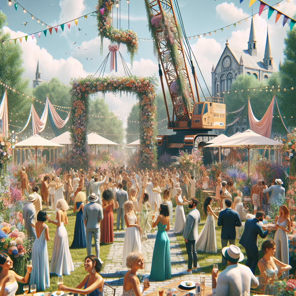 Спецтехника на свадьбах и фестивалях: необычные кейсы