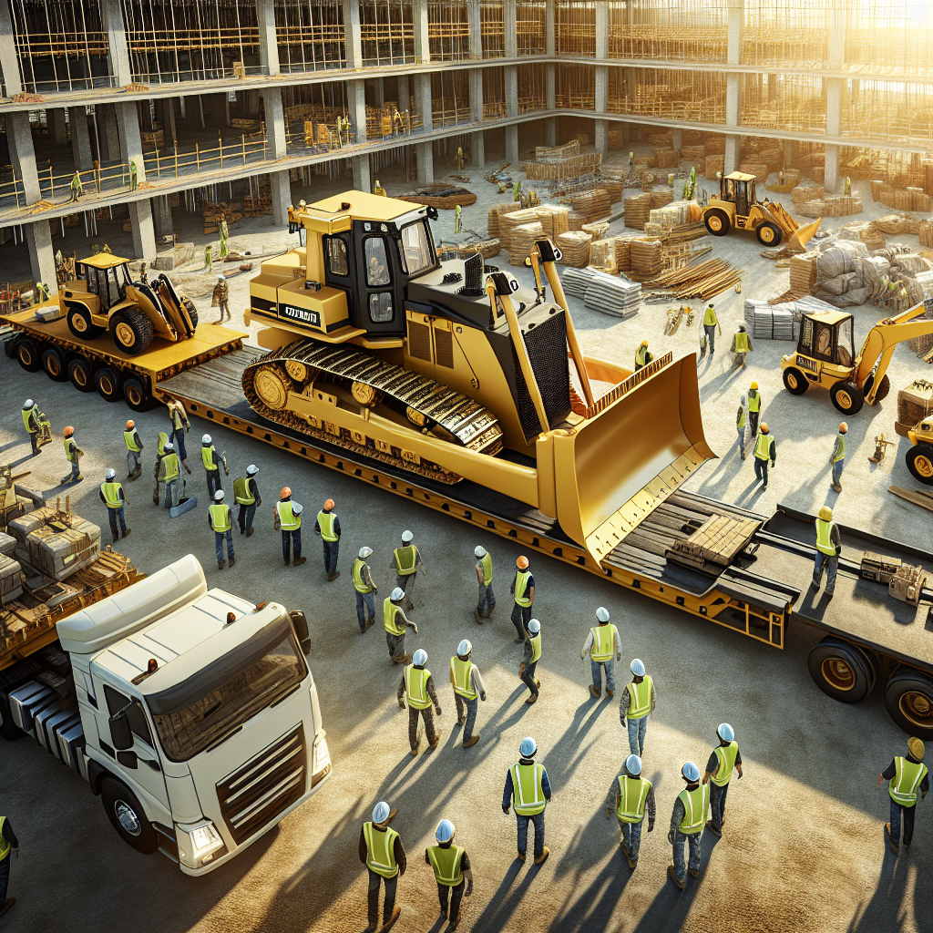 Как проходит доставка спецтехники на объект